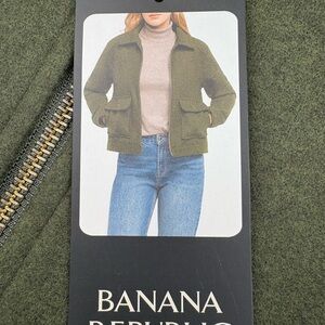 Banana Republic Women's Green Utility Jacket